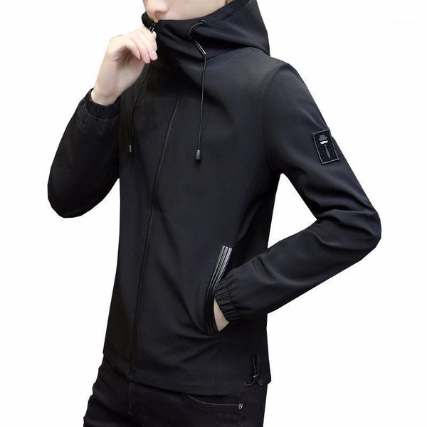 2020 new men's jacket spring autumn korean version of long-sleeve baseball clothing men's personality hooded young jacket trend1, Black;brown
2020 new men's jacket spring autumn korean version of long-sleeve baseball clothing men's personality hooded young jacket trend1, Black;brown