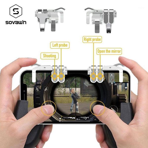 game controllers & joysticks for pubg mobile controller six finger linkage metal triggers shooting l1r1 fire butoon gamoepad joystick androi
game controllers & joysticks for pubg mobile controller six finger linkage metal triggers shooting l1r1 fire butoon gamoepad joystick androi