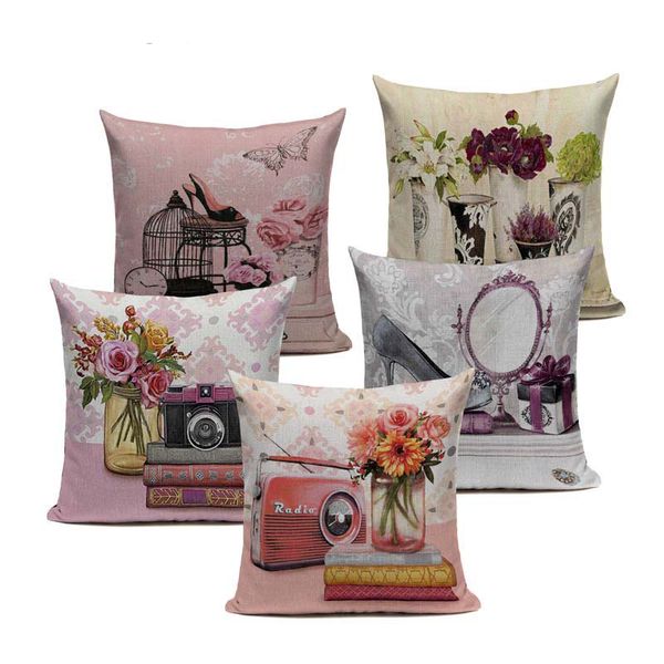 vintage decorative cushion covers pink green plant spring pillow covers flower sofa cover for room customizable
vintage decorative cushion covers pink green plant spring pillow covers flower sofa cover for room customizable