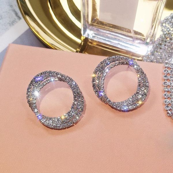 fashion big round women stud earrings full bling cz stone silver color gorgeous girl gift female earring jewelry, Golden;silver
fashion big round women stud earrings full bling cz stone silver color gorgeous girl gift female earring jewelry, Golden;silver