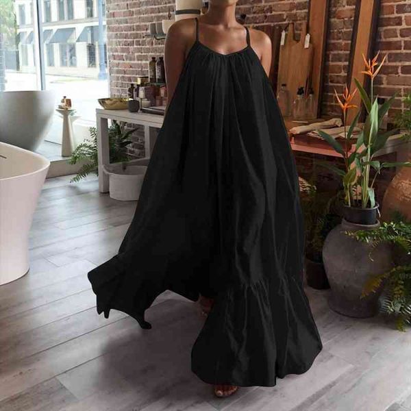 boho long loose dress women strap backless long summer dress party beach dresses big swing kleider damen t3g, Black;gray
boho long loose dress women strap backless long summer dress party beach dresses big swing kleider damen t3g, Black;gray