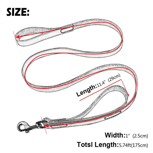 geniune leather pet dog leash rope pet k9 training walking lead leashes for medium large dogs quick control with 2 bbygoo
geniune leather pet dog leash rope pet k9 training walking lead leashes for medium large dogs quick control with 2 bbygoo