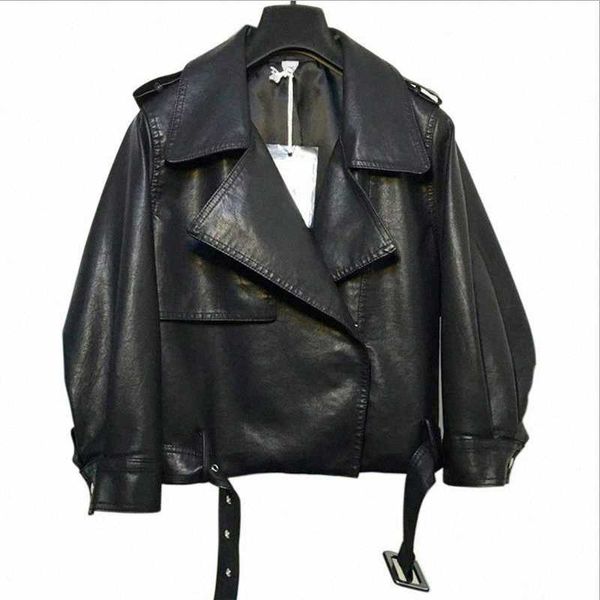 women's leather jacket 2021 spring autumn loose bomber pu jacket motorcycle biker baseball coats with belt as9898 qukc#, Black
women's leather jacket 2021 spring autumn loose bomber pu jacket motorcycle biker baseball coats with belt as9898 qukc#, Black