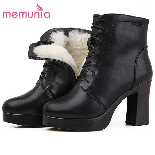 boots memunia 2021 est full genuine leather wool women high heel platform shoes round toe warm winter snow women1, Black
boots memunia 2021 est full genuine leather wool women high heel platform shoes round toe warm winter snow women1, Black