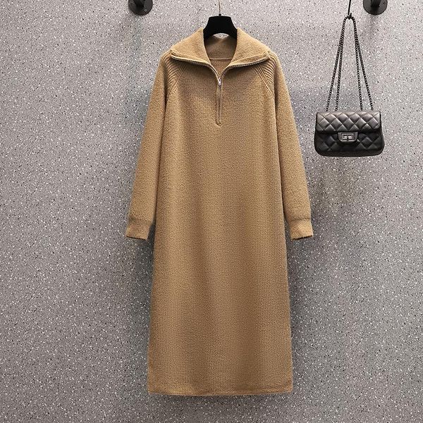 coigarsam 4xl plus size loose women dress upset zipper dresses khaki blue 9310, Black;gray
coigarsam 4xl plus size loose women dress upset zipper dresses khaki blue 9310, Black;gray
