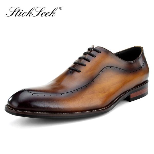 stylish genuine leather formal dress man wedding party shoes pointed toe handmade men's modern banquet brogue oxfords sk180, Black
stylish genuine leather formal dress man wedding party shoes pointed toe handmade men's modern banquet brogue oxfords sk180, Black