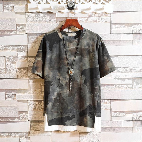 man's t-shirt men 2020 camouflage patchwork oversized hip hop japanese streetwear harajuku tshirt male t shirt men, White;black
man's t-shirt men 2020 camouflage patchwork oversized hip hop japanese streetwear harajuku tshirt male t shirt men, White;black