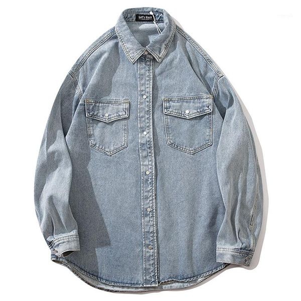 solid color denim jackets streetwear hip hop new fashion mens vintage punk rock loose cowboy jeans jacket blue coats 1, Black;brown
solid color denim jackets streetwear hip hop new fashion mens vintage punk rock loose cowboy jeans jacket blue coats 1, Black;brown