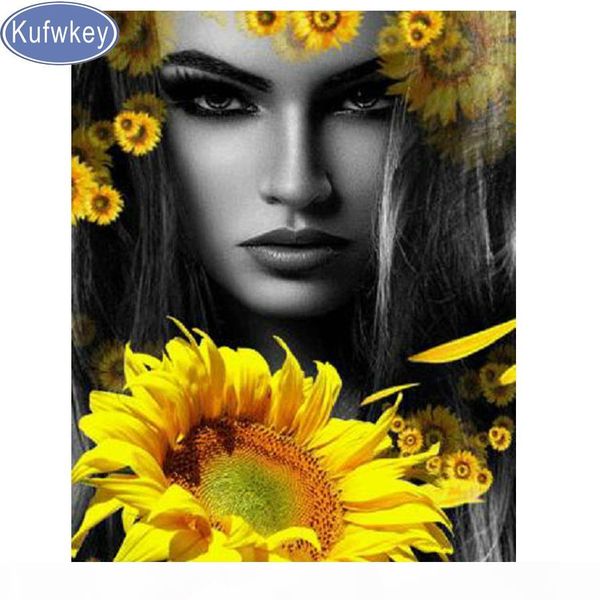 handmade full square diamond painting cross stitch sunflower woman 5d diamond embroidery beads diy mosaic pictures needleworks
handmade full square diamond painting cross stitch sunflower woman 5d diamond embroidery beads diy mosaic pictures needleworks
