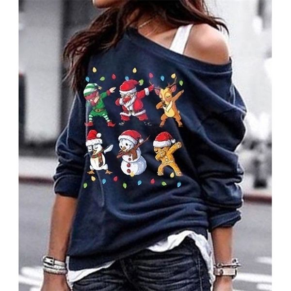 christmas sweatshirt women casual printed plus size 5xl hoodies women crew neck long sleeve off shoulder women's sweatshirt 201028, Black
christmas sweatshirt women casual printed plus size 5xl hoodies women crew neck long sleeve off shoulder women's sweatshirt 201028, Black