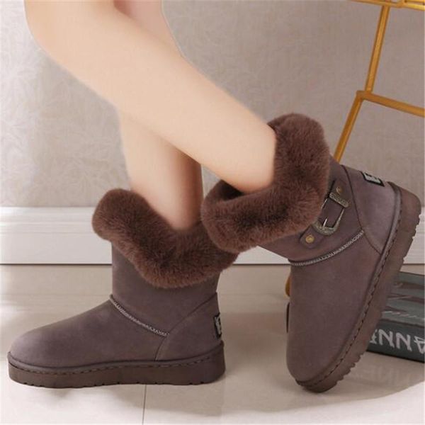 boots winter women's fashion flat round head warm wool hair cotton shoes plus velvet short tube snow women, Black
boots winter women's fashion flat round head warm wool hair cotton shoes plus velvet short tube snow women, Black
