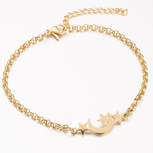 bracelet for women stainless steel bracelet gifts accessories women gold adjustable moon/star bracelets for chain hapiship, Golden;silver
bracelet for women stainless steel bracelet gifts accessories women gold adjustable moon/star bracelets for chain hapiship, Golden;silver