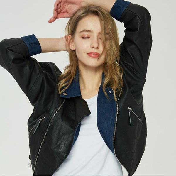 new models cool punk motorcycle women's autumn pu leather
new models cool punk motorcycle women's autumn pu leather