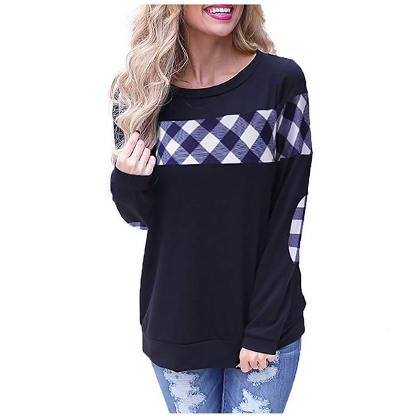 casual autumn women's fashion round neck splicing t-shirt with shoulder and long sleeve checked ropa de mujer 2021, White
casual autumn women's fashion round neck splicing t-shirt with shoulder and long sleeve checked ropa de mujer 2021, White