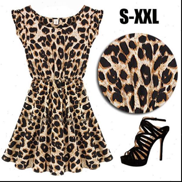 clearance sale women leopard print dresses elegant ladies sleeveless mini party night club dress for wedding anniversary, Black;gray
clearance sale women leopard print dresses elegant ladies sleeveless mini party night club dress for wedding anniversary, Black;gray