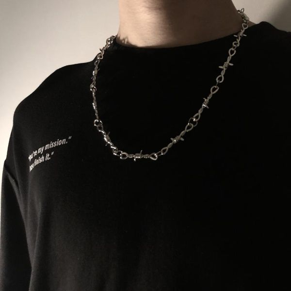 fashion brambles designs necklace alloy chain gothic dark chunky thick jewelry necklaces for women punk hiphop collar, Silver
fashion brambles designs necklace alloy chain gothic dark chunky thick jewelry necklaces for women punk hiphop collar, Silver