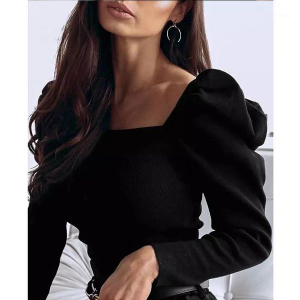 2020 spring women casual solid knitwear crochet puff long sleeve knitted sweater female slim fit pullover jumper mujer s-xl1, White;black
2020 spring women casual solid knitwear crochet puff long sleeve knitted sweater female slim fit pullover jumper mujer s-xl1, White;black