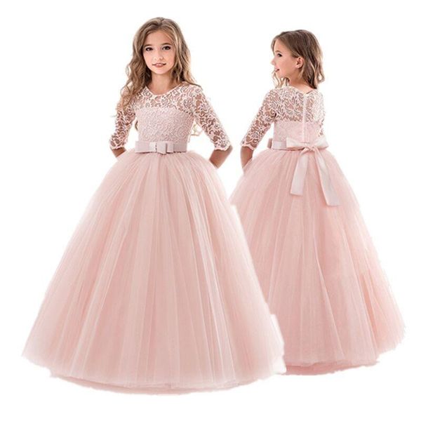girl's dresses 6-14 years vintage flower girl lace dress for wedding evening formal ball gown children princess long kids, Red;yellow
girl's dresses 6-14 years vintage flower girl lace dress for wedding evening formal ball gown children princess long kids, Red;yellow