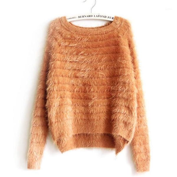 women sweaters autumn winter warm high-grade imitation mink cashmere pullover female mohair short sweater loose knitted 1, White;black
women sweaters autumn winter warm high-grade imitation mink cashmere pullover female mohair short sweater loose knitted 1, White;black
