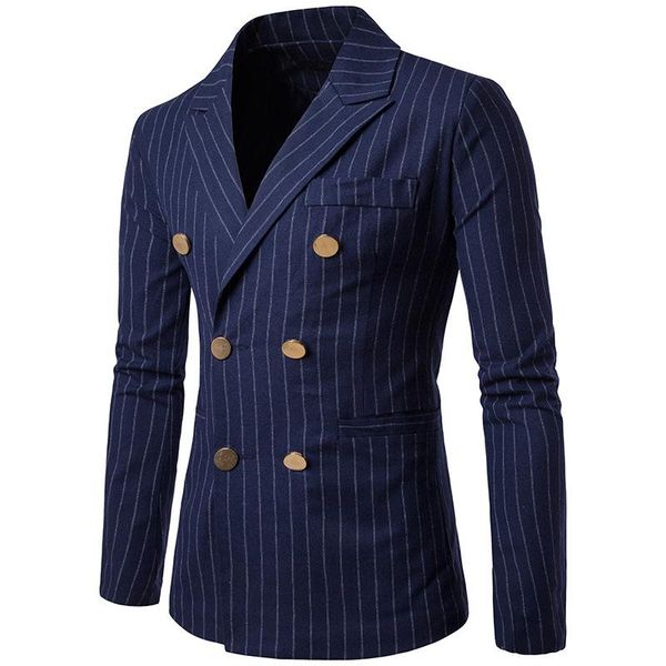 suit jacket leisure men jacket handsome man double-breasted coat stripe friends party custom-make lapels men blazer, Black;brown
suit jacket leisure men jacket handsome man double-breasted coat stripe friends party custom-make lapels men blazer, Black;brown
