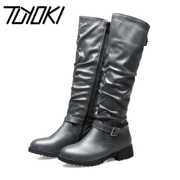 boots tuyoki big size 33-43 knee high knight for women low heel buckle strap footwear winter short plush warm shoes, Black
boots tuyoki big size 33-43 knee high knight for women low heel buckle strap footwear winter short plush warm shoes, Black