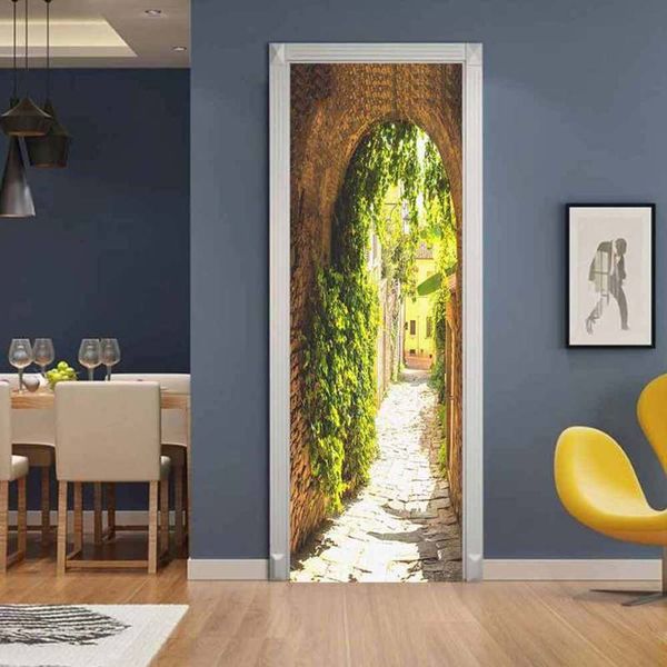 amj magic set creative environmental protection 3d stone arch door renovation self adhive bedroom wall sticker
amj magic set creative environmental protection 3d stone arch door renovation self adhive bedroom wall sticker