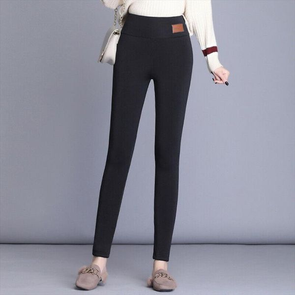 women lady winter thick warm leggings stretchy fleece lined thermal pants high elastic waist skinny black pencil pants
women lady winter thick warm leggings stretchy fleece lined thermal pants high elastic waist skinny black pencil pants