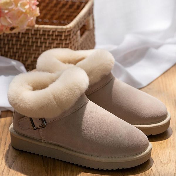 new arrive fur snow boots women 100% natural wool fur lined genuine leather ankle flat winter warm boots black plus 35-44
new arrive fur snow boots women 100% natural wool fur lined genuine leather ankle flat winter warm boots black plus 35-44