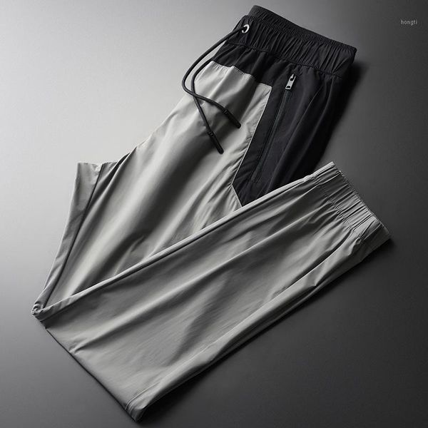 new summer grey mens pants zipper pockets elastic waist men's trousers plus size 4xl drawstring ankle-length man pants1, Black
new summer grey mens pants zipper pockets elastic waist men's trousers plus size 4xl drawstring ankle-length man pants1, Black