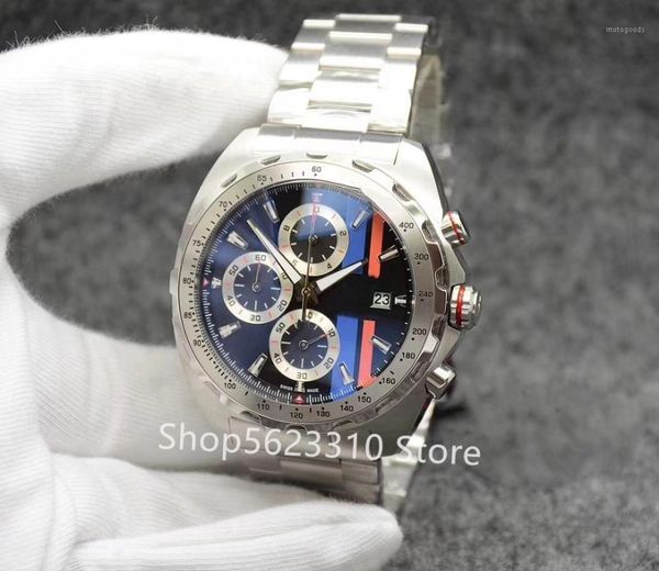 wristwatches luxury men silver black rubber stainless steel crystal quartz chronograph sapphire glass sport calendar watch big dial 49mm1, Slivery;brown
wristwatches luxury men silver black rubber stainless steel crystal quartz chronograph sapphire glass sport calendar watch big dial 49mm1, Slivery;brown