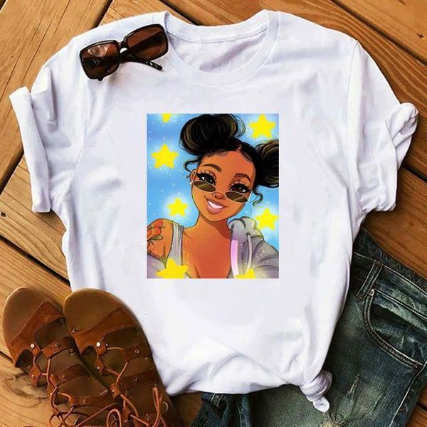 cute melanin black girl printing cotton t shirt girl cool hip hop style streetwear female shirts, White
cute melanin black girl printing cotton t shirt girl cool hip hop style streetwear female shirts, White