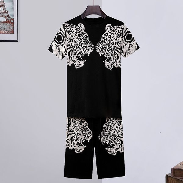 set crystal skull t mens shirts summer basic solid tiger t-shirt casual punk letter tee clothing black, Gray 
set crystal skull t mens shirts summer basic solid tiger t-shirt casual punk letter tee clothing black, Gray