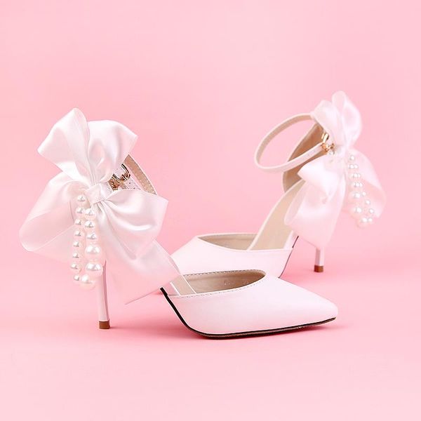 sandals 2021 spring hollow word buckle wristband bowknot pearl simple female high heels banquet dress wedding shoes, Black
sandals 2021 spring hollow word buckle wristband bowknot pearl simple female high heels banquet dress wedding shoes, Black