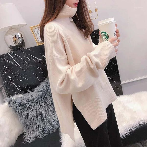 autumn winter turtleneck plaid women pullovers casual knitted outerwear sweater female winter warm jumpers 20201, White;black
autumn winter turtleneck plaid women pullovers casual knitted outerwear sweater female winter warm jumpers 20201, White;black