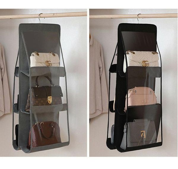 6 pocket folding hanging large clear handbag purse storage holder anti-dust org wmtpdz powerstore2012
6 pocket folding hanging large clear handbag purse storage holder anti-dust org wmtpdz powerstore2012
