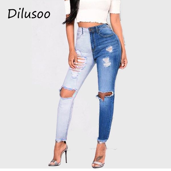 dilusoo skinny patchwork jeans pants for women high elastic ripped denim jeans woman casual slim pencil pants jeans ladies 201030, Blue
dilusoo skinny patchwork jeans pants for women high elastic ripped denim jeans woman casual slim pencil pants jeans ladies 201030, Blue