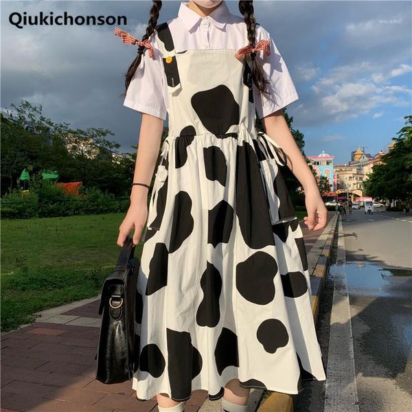 kawaii cow print skirt women summer japanese soft girl preppy style harajuku loose high waist a-line midi long suspender skirts1, Black
kawaii cow print skirt women summer japanese soft girl preppy style harajuku loose high waist a-line midi long suspender skirts1, Black