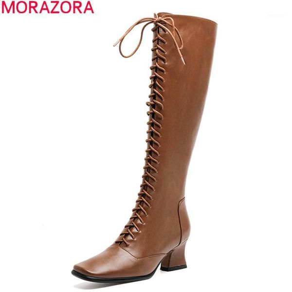boots morazora 2021 arrival women thick high heels square toe winter black white brown knee high1
boots morazora 2021 arrival women thick high heels square toe winter black white brown knee high1