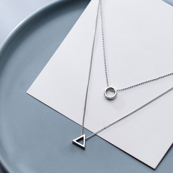 925 silver layer pendant necklace circle chocker minimalism jewelry vintage bijoux femme collier boho necklace for women q0531
925 silver layer pendant necklace circle chocker minimalism jewelry vintage bijoux femme collier boho necklace for women q0531