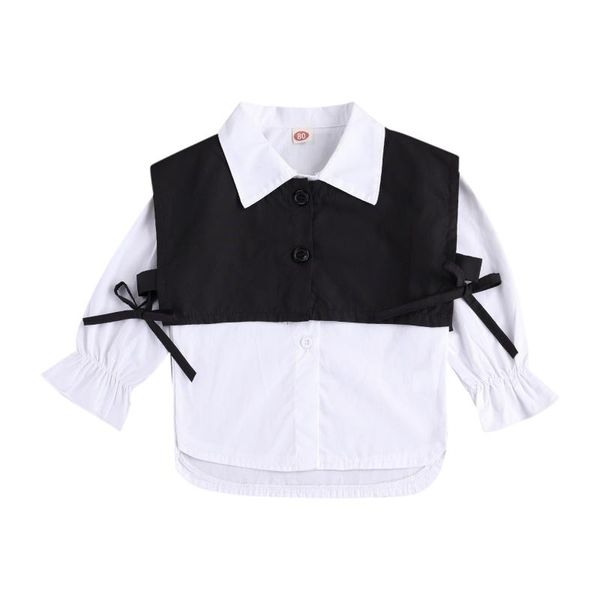 fashion kids baby girl clothes sets solid two pieces long sleeve lapel button down white shirt+tie up vest girl outfits 1-6y
fashion kids baby girl clothes sets solid two pieces long sleeve lapel button down white shirt+tie up vest girl outfits 1-6y