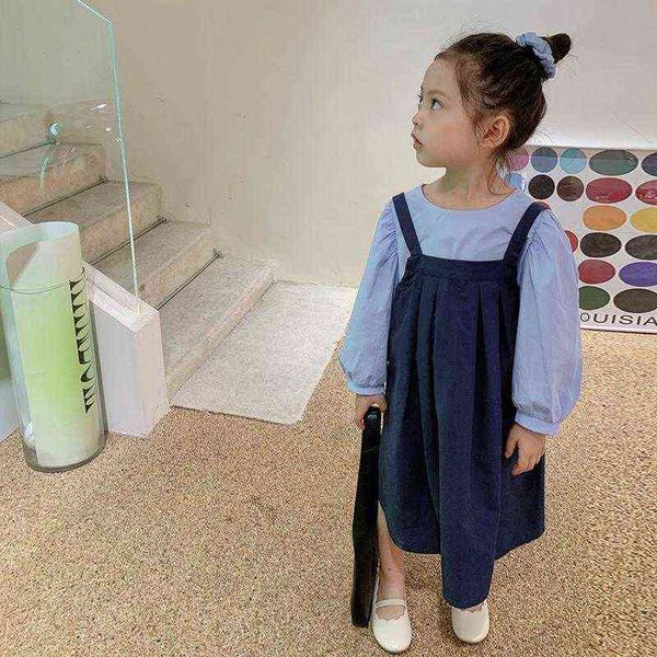 2022 spring and autumn new kids clothing girls suit fashion light luxury strap skirt suit cute shirt dress two-piece trend g220217, White
2022 spring and autumn new kids clothing girls suit fashion light luxury strap skirt suit cute shirt dress two-piece trend g220217, White