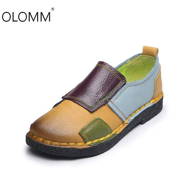 new large size women's shoes leather color matching platform shoes loafers women ladies zapatos de mujer women, Black
new large size women's shoes leather color matching platform shoes loafers women ladies zapatos de mujer women, Black