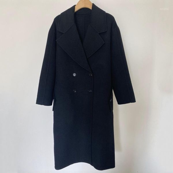 french m home dress of new fund of 2020 autumn winters sheepwool loose black tape it accept waist coat coat1
french m home dress of new fund of 2020 autumn winters sheepwool loose black tape it accept waist coat coat1