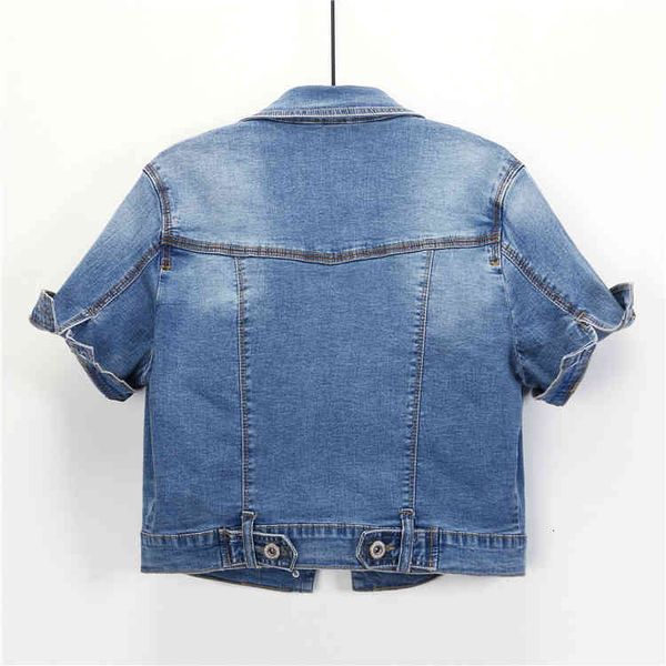 Women's Jackets Denim Women Short Sleeve Jean Woman Elastic Comfortable Coat Chaqueta Vaquera Mujer Veste Jeans Femme 5B1C, Black;brown
Women's Jackets Denim Women Short Sleeve Jean Woman Elastic Comfortable Coat Chaqueta Vaquera Mujer Veste Jeans Femme 5B1C, Black;brown
