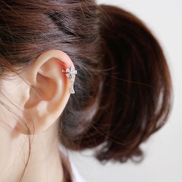 only 1pc 7.6mm 100% real. authentic 925 sterling silver flower white cz 4a clip earrings tassel (no pierced) fine jewelry e401, Golden;silver
only 1pc 7.6mm 100% real. authentic 925 sterling silver flower white cz 4a clip earrings tassel (no pierced) fine jewelry e401, Golden;silver