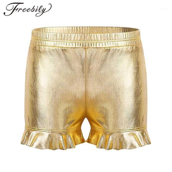 kids girls shiny metallic elastic waist ruffled tumbling bottoms ballet gymnastics shorts stage performance dance wear1, Black;red
kids girls shiny metallic elastic waist ruffled tumbling bottoms ballet gymnastics shorts stage performance dance wear1, Black;red