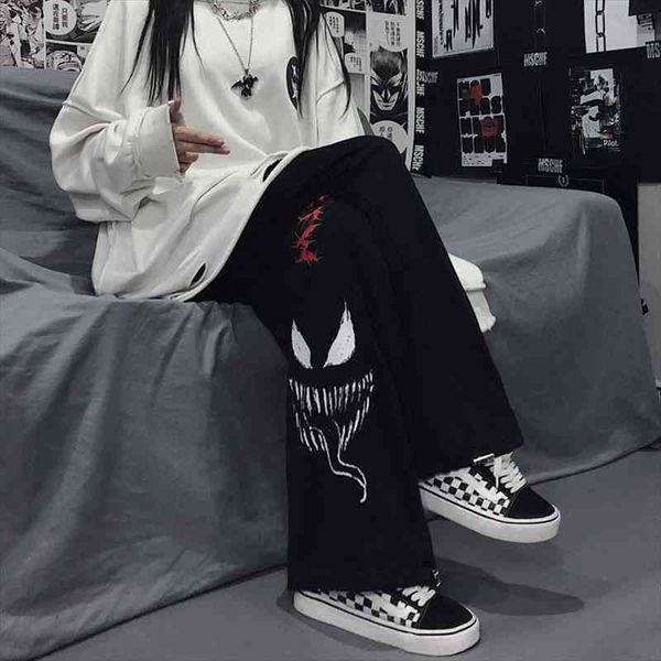 autumn women street sports pant black womens high waist pants belt pocket fashion womens pants middle age pant, Black;white
autumn women street sports pant black womens high waist pants belt pocket fashion womens pants middle age pant, Black;white