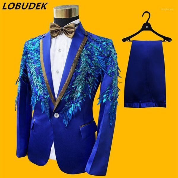 3 style fashion sequins tuxedo men's suits formal dress wedding suit singer chorus stage set master host performance clothing1, White;black
3 style fashion sequins tuxedo men's suits formal dress wedding suit singer chorus stage set master host performance clothing1, White;black