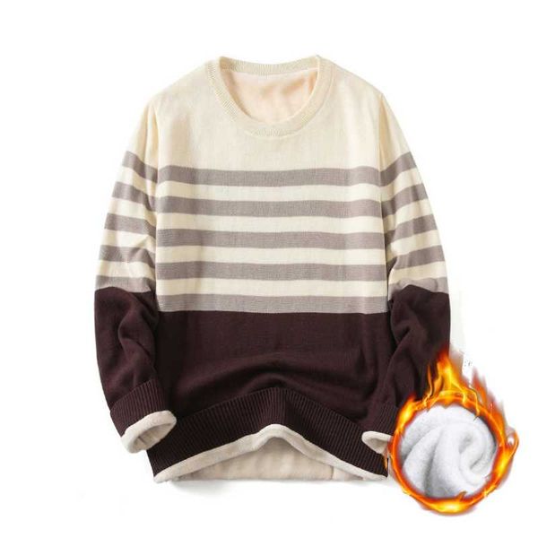 men's sweaters autumn winter leisure youth round neck striped loose pullover long sleeve sweater men plus velvet soft bottom bottoming, White;black
men's sweaters autumn winter leisure youth round neck striped loose pullover long sleeve sweater men plus velvet soft bottom bottoming, White;black