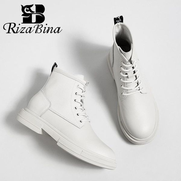 rizabina real leather woman ankle boots cross strap winter shoes woman warm short boot office lady casual footwear size 34-40, Black
rizabina real leather woman ankle boots cross strap winter shoes woman warm short boot office lady casual footwear size 34-40, Black